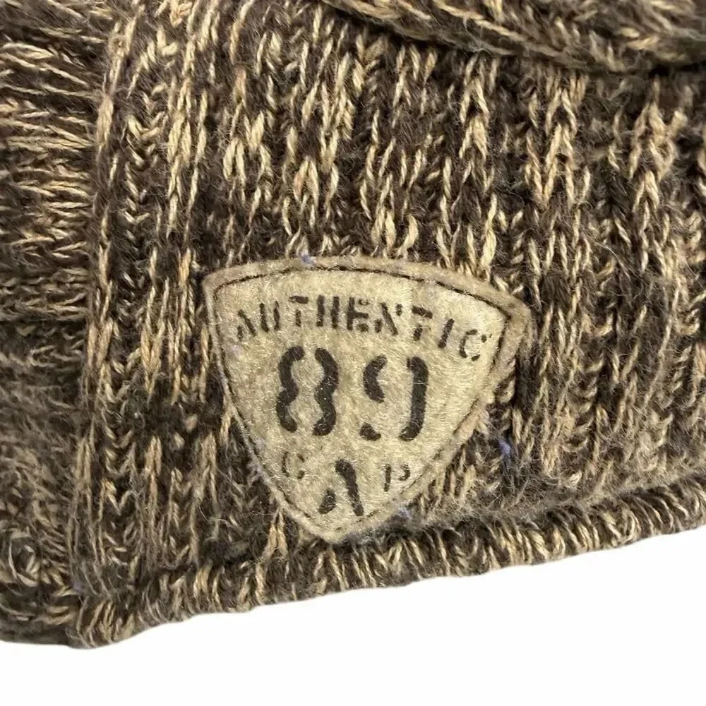 Baby Gap Brown Knit Baseball style hat M/L